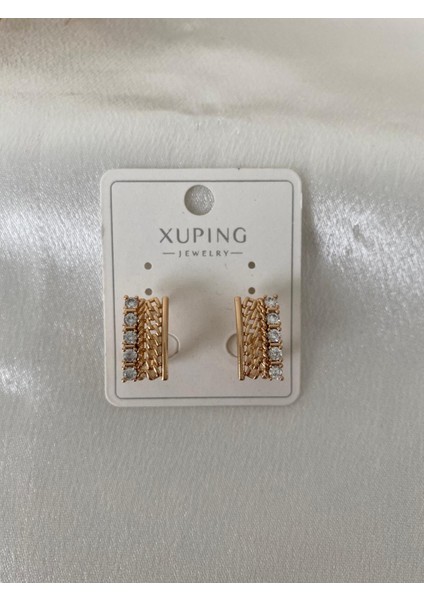 Xupıng Taşlı Çelik Küpe modelleri