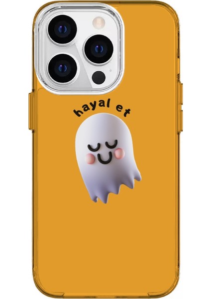 IPHONE 15 Pro Max Özel Hayalet Baskılı Lüks Silikon Kılıf