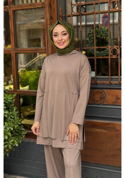 Pantolonlu Takım W-6955 Vizon modelleri