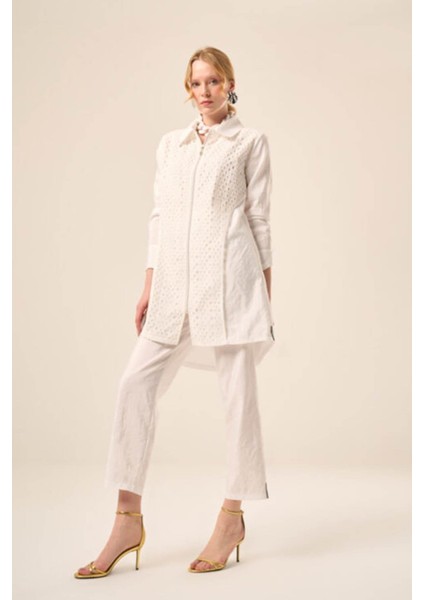 Pantolon 24MY3123 Ekru modelleri