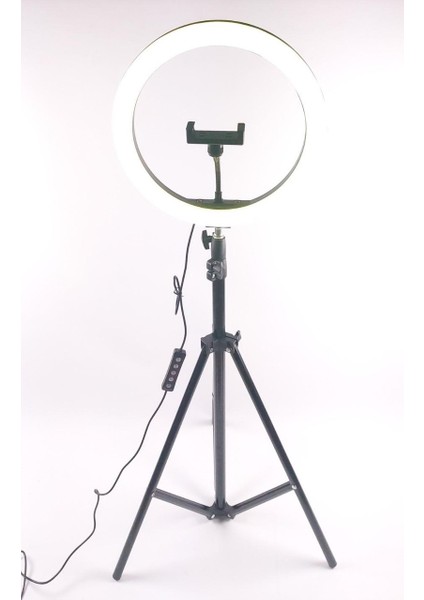 LED Soft Rıng Lıght MJ36 + Trıpod Ayak Telefon Tutucu + Kumanda modelleri