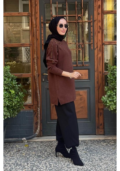 Triko Tunik MA30.06 Kahve fiyatları