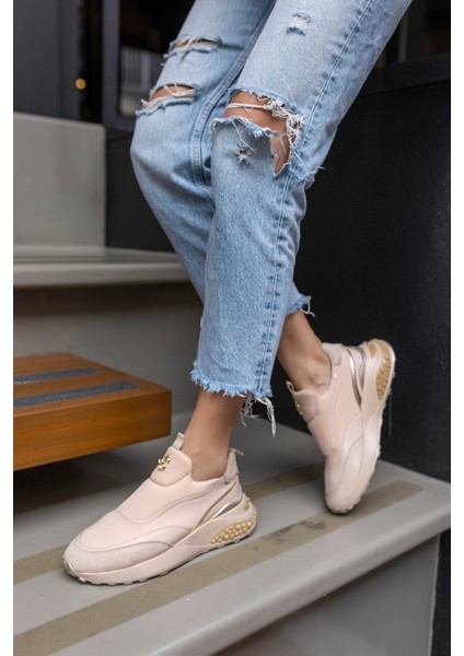 Jerema Kadın Siyah Scuba Kumaş Sneaker