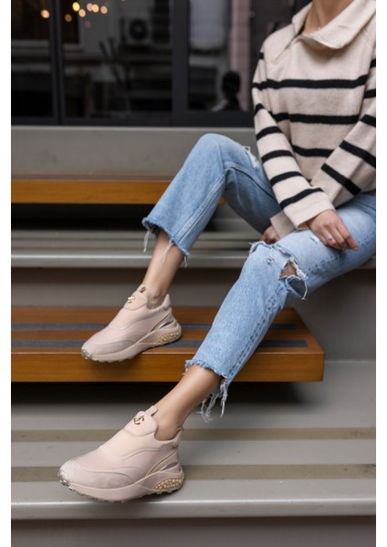 Jerema Kadın Siyah Scuba Kumaş Sneaker fiyatları