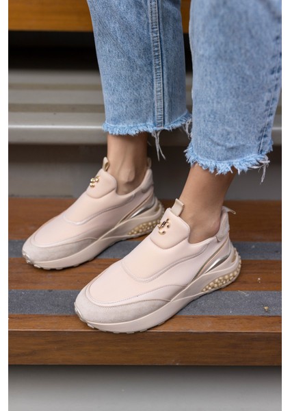 Jerema Kadın Siyah Scuba Kumaş Sneaker