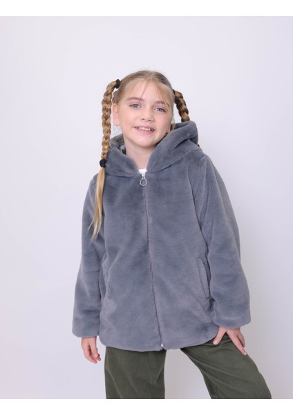 Melısa Çocuk Mont Kapüşonlu Rabbit Peluş Çocuk Mont fiyatları