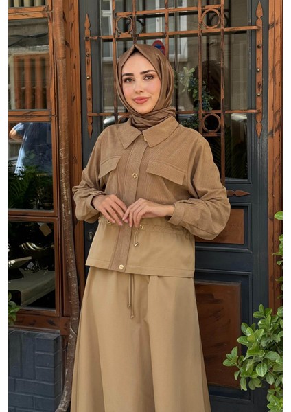 Etekli Takım KY-A25-76003 Bej modelleri