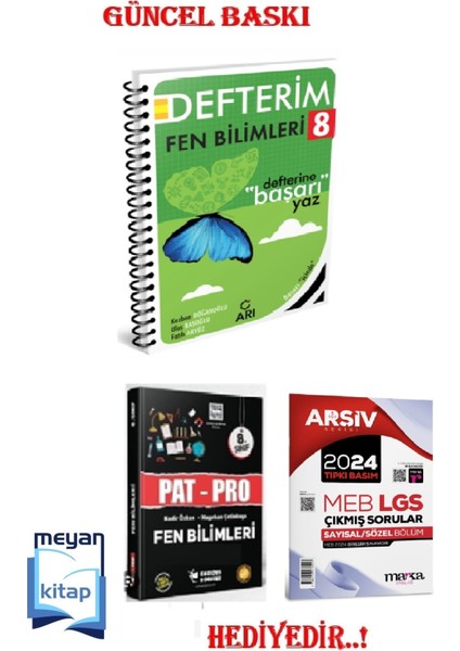 8.sınıf Fenito Fen Bilimleri Defterim...hediyeli