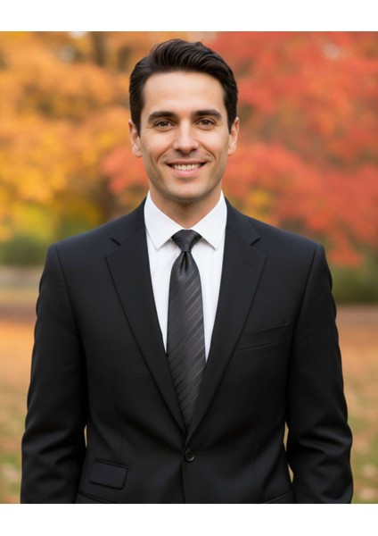 Koyu Gri Çizgili 7,5 cm Genişliğinde Ipek Kravat modelleri