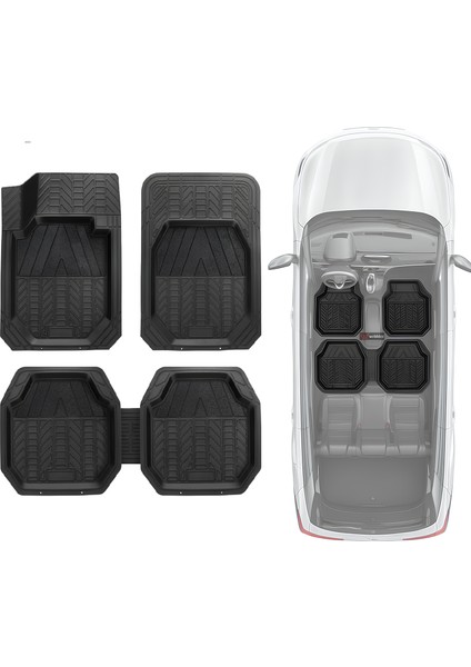 Subaru Forester 2007-2008-2009-2010-2011-2012 Havuzlu ve Esnek Paspas