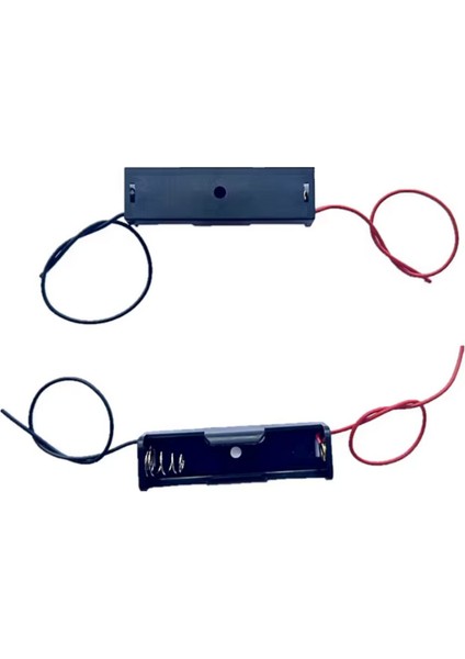 18650 Tekli Pil Yuvası Kablolu 3.7V Pil Tutucu Şarj Kutu Aparatı (5 Adet) fiyatları