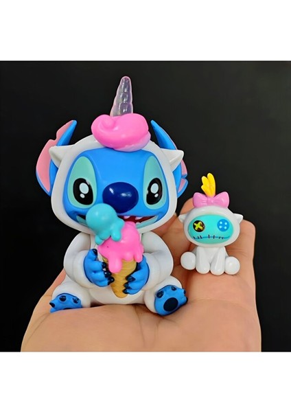 Stitch Premium Seri Büyük Boy Figür 11 cm Aksesuarlı Parçalar Süpürgeli Cadı ve Unicorn 2li Set fiyatları