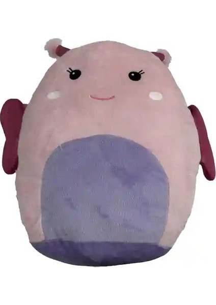 Sevimli Pembe Peluş Yastık 30 cm