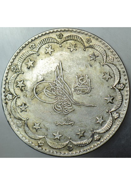 5. Mehmet Reşat Gümüş 20 Kuruş 1327/8 Mecidiye Çilaltı. fiyatları