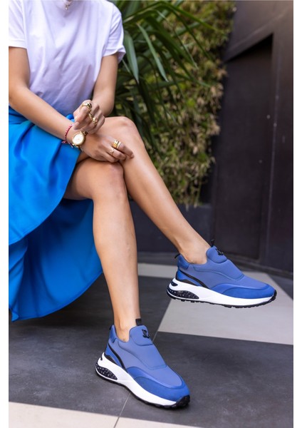 Jerema Kadın Siyah Scuba Kumaş Sneaker fiyatları