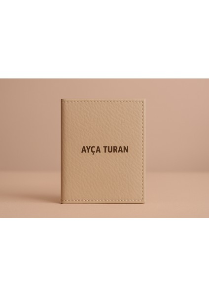 Isme Özel Araba Logo Baskılı Hediyelik Oto Motor Ruhsat Kılıf Kabı Cüzdan