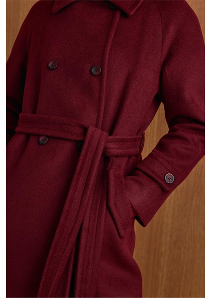 Reglan Kol Kruvaze Kısa Kaban MÜRDÜM 3150