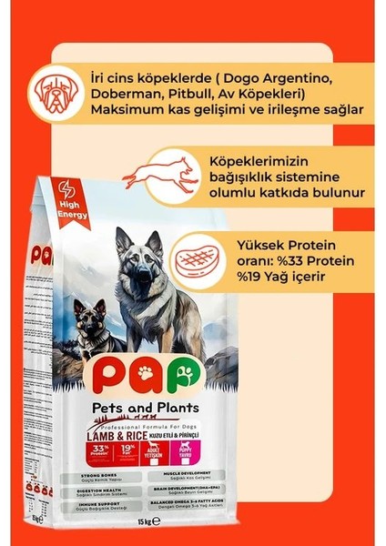 Pets And Plants Yetişkin Köpek Maması 15 kg modelleri