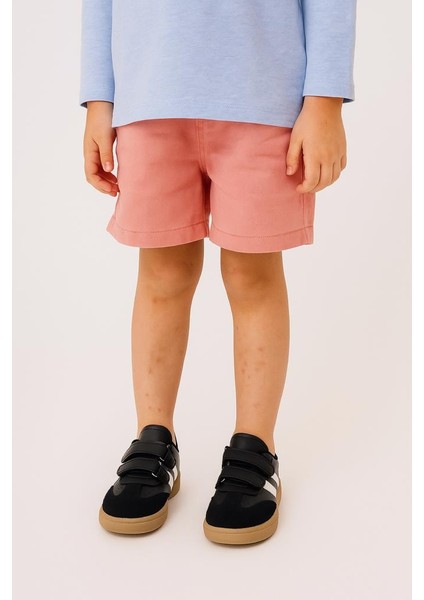 Günlük Unisex Çocuk Şeritli Siyah Beyaz Işıklı Sneaker Cırtlı Hafif Rahat Spor Ayakkabı indirimleri