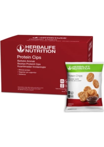 Barbekü Aromalı Protein Cips (10 Adet) | Glutensiz & Fırınlanmış | Yüksek Protein
