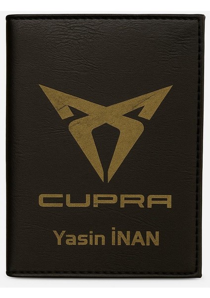 Isme Özel Araba Logo Baskılı Hediyelik Oto Motor Ruhsat Kılıf Kabı Cüzdan