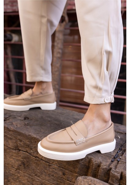 Dream Kadın Desert Taba Eva Taban Loafer Ayakkabi