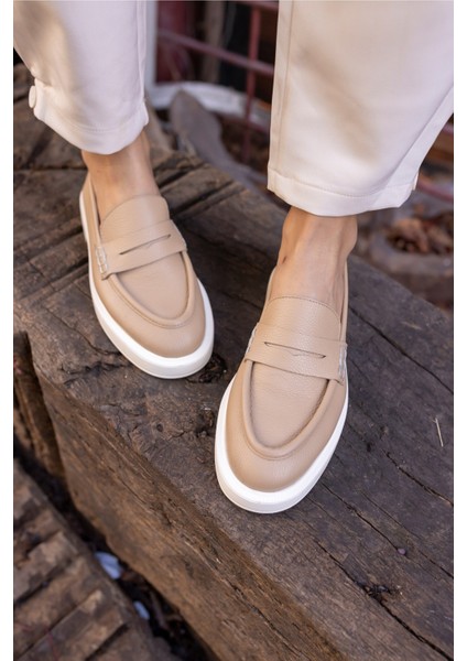 Dream Kadın Desert Taba Eva Taban Loafer Ayakkabi modelleri