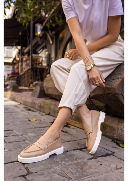 Dream Kadın Desert Taba Eva Taban Loafer Ayakkabi