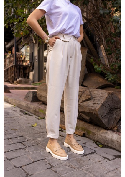 Dream Kadın Desert Taba Eva Taban Loafer Ayakkabi