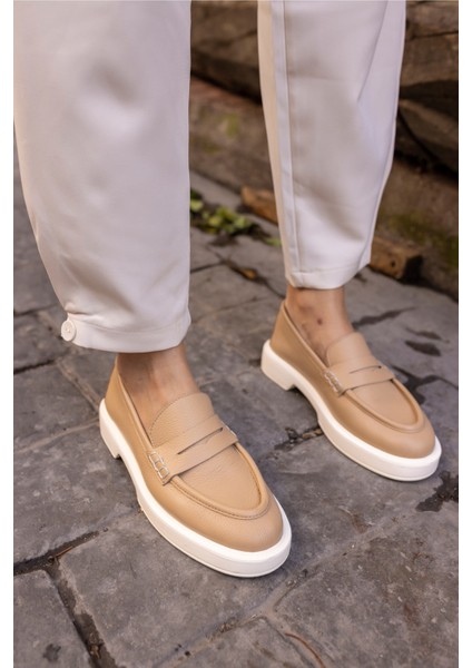 Dream Kadın Desert Taba Eva Taban Loafer Ayakkabi