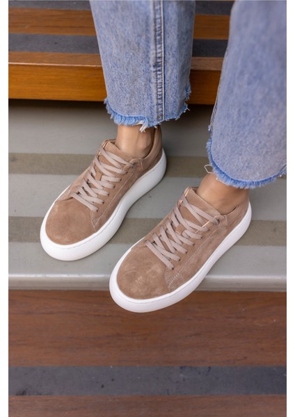 Cupy Kadin Siyah Gercek Deri Eva Taban Sneaker