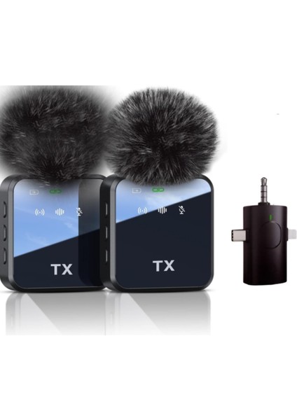 ZR983 F11-2 Kablosuz Çiftli Çok Girişli Mikrofon