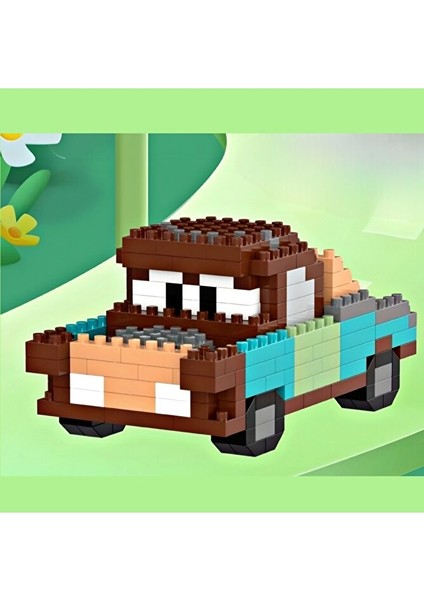 Bricks Cars Filmi Karakterleri Koleksiyonluk 2’li Yapı Blok–lightning Mcqueen Mater Figürleri fiyatları