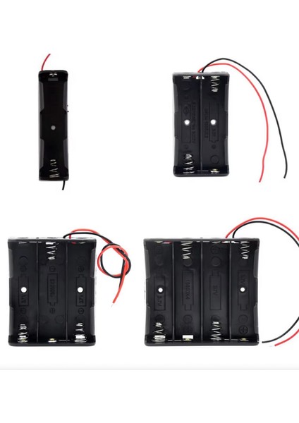 18650 3 Lü Pil Yuvası Kablolu 3.7V Pil Tutucu Şarj Kutu Aparatı (5 Adet) fiyatları