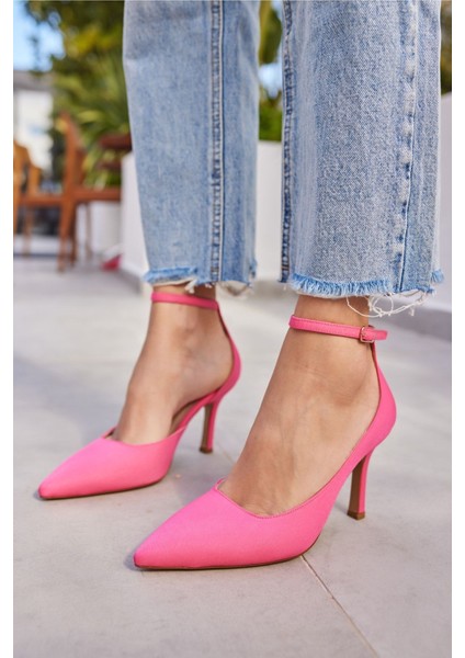 Laura Kadın Fusya Topuklu Ayakkabi