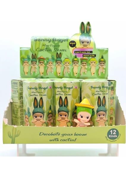 Sonny Angel Hipper Kaktüs (Cactus) Serisi Dekoratif Mini Figür (Tek Adet)