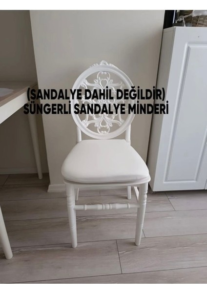 Novapartievi Standart Sandalye Minderi Süngerli Konta Plak Cıtr Cırtlı Demir Sandalyelere Uygun fiyatları