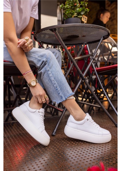 Cupy Kadin Siyah Gercek Deri Eva Taban Sneaker fırsatları