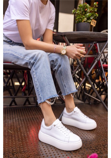 Cupy Kadin Siyah Gercek Deri Eva Taban Sneaker indirimleri