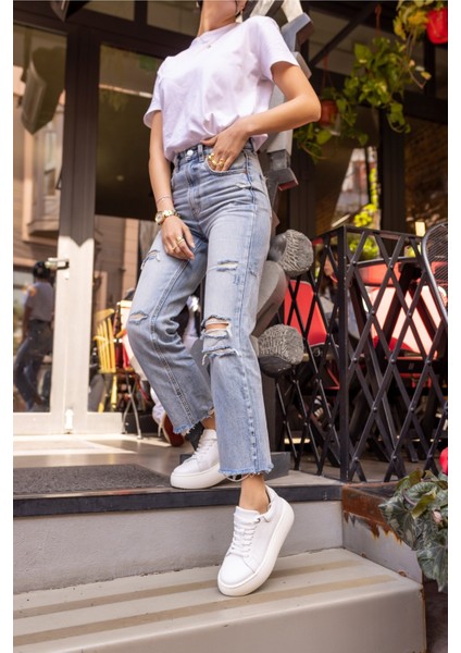 Cupy Kadin Siyah Gercek Deri Eva Taban Sneaker