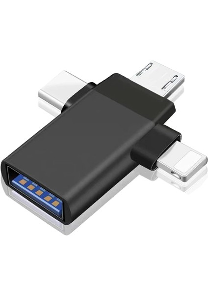 ZR172 Siyah T Otg Çoğaltıcı Aparat