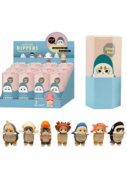 Mofusand Hippers Sea Series Kedi Figür – Koleksiyon Oyuncak Süs (Tekli Rastgele) modelleri
