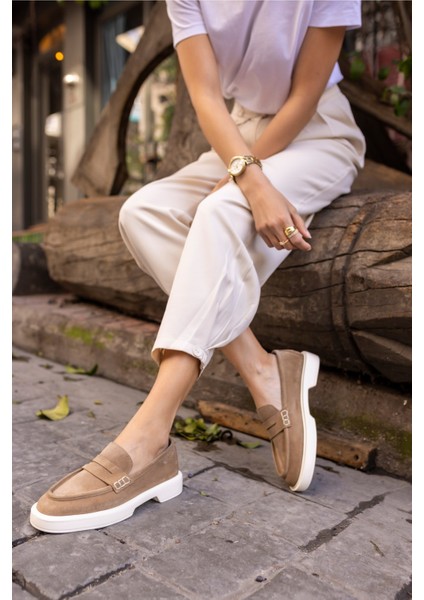 Dream Kadın Desert Taba Eva Taban Loafer Ayakkabi modelleri