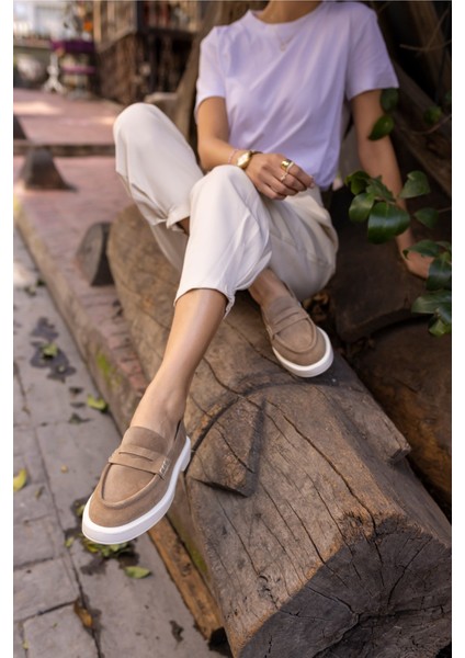 Dream Kadın Desert Taba Eva Taban Loafer Ayakkabi