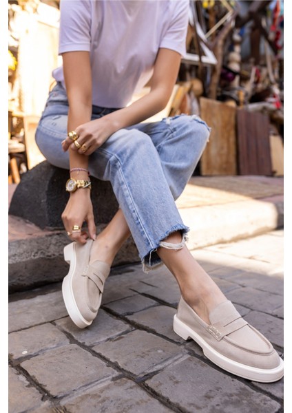 Dream Kadın Desert Taba Eva Taban Loafer Ayakkabi