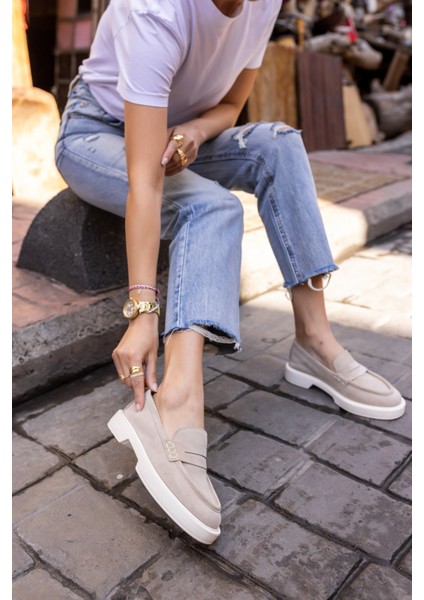 Dream Kadın Desert Taba Eva Taban Loafer Ayakkabi modelleri