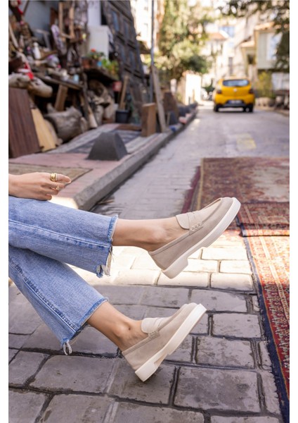 Dream Kadın Desert Taba Eva Taban Loafer Ayakkabi
