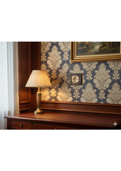 Sultan Vintage Nostaljik Retro Sıva Altı Topraklı Priz – 1980’LER Metal Ön Yüzey fırsatları