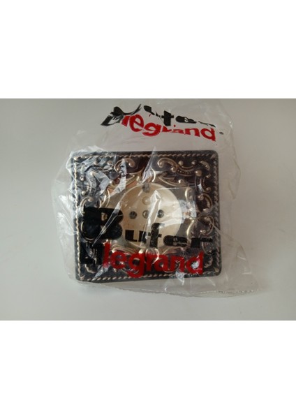 Sultan Vintage Nostaljik Retro Sıva Altı Topraklı Priz – 1980’LER Metal Ön Yüzey