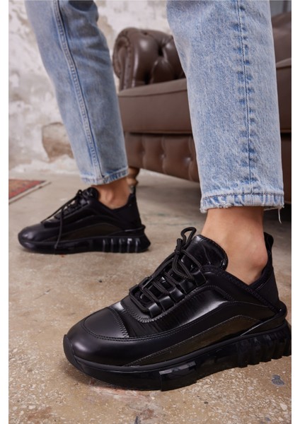 Cayla Kadin Siyah Özel Airtaban Sneaker